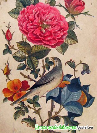 Иллюстрация к стихотворению Пушкина Соловей и роза